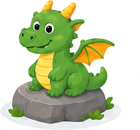 Petit dragon vert